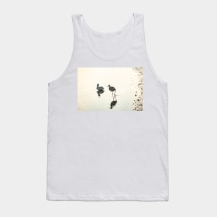 Great Blue Heron and  Brown pelican Tank Top